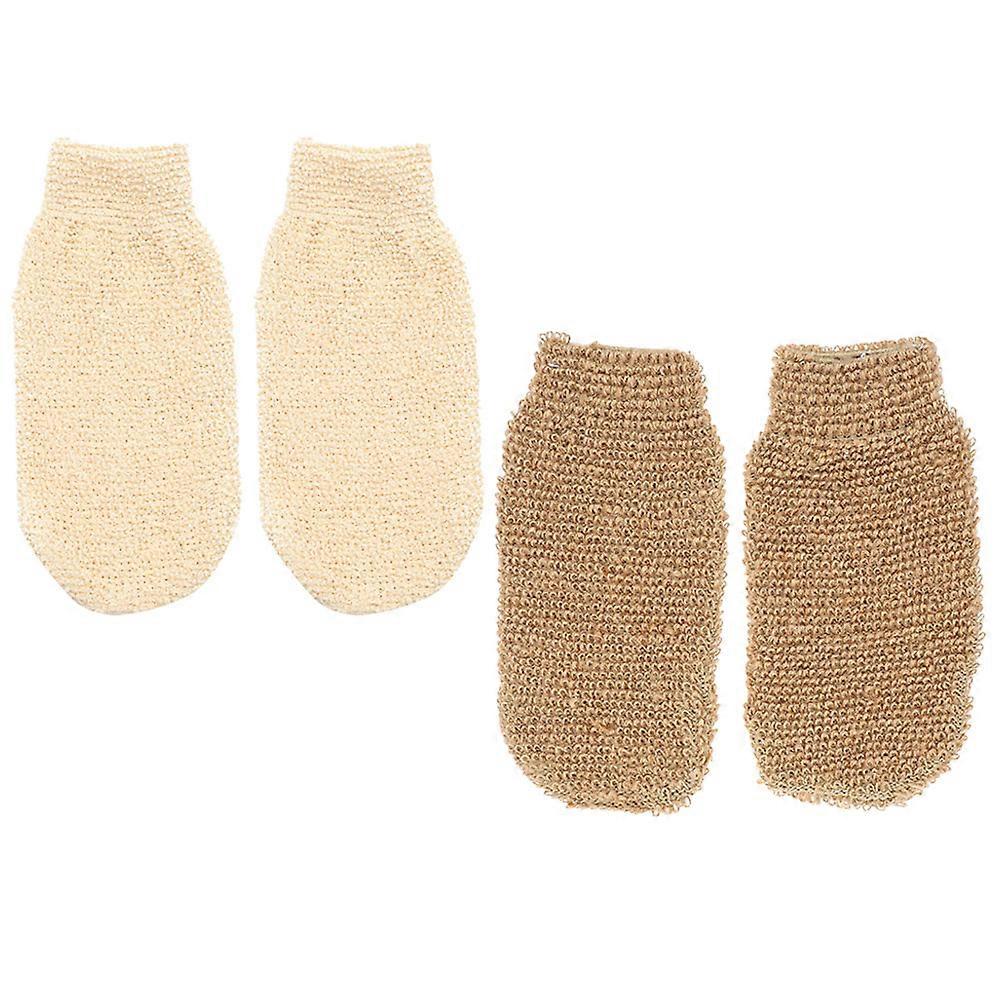 Bath Gloves Comfortable Bathing Gloves for Bath Use 16Pcs Set
