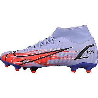 Nike Mercurial Superfly 8 FG Firm Ground Breathable Coverage Soccer Shoes Men's Purple Orange DB2857-506