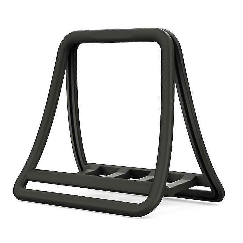 Adjustable Vertical Laptop Stand - Notebook & Tablet Holder Vertical Rack Black
