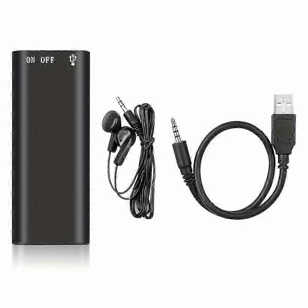 Voice-Activated 8GB Recorder One-Touch Start