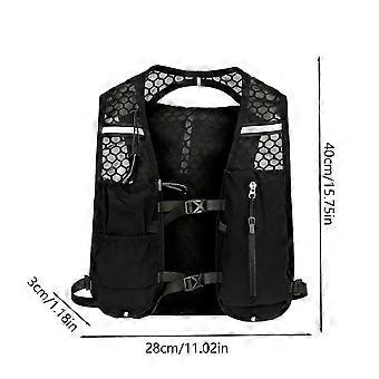 Reflective Running Vest Breathable Waterproof Trail Chest Pack Lightweight Sport Backpack For Cycling Hiking Camping Workout