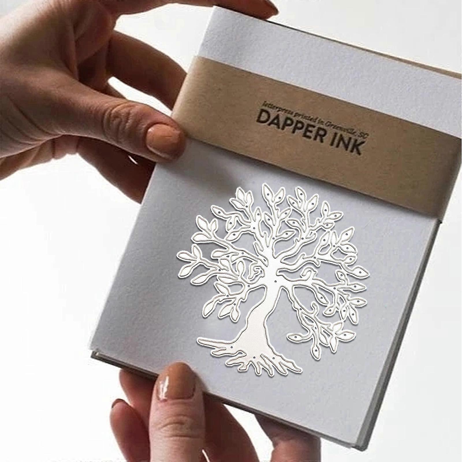 Precision Carbon Steel Tree Border Dies For Scrapbooking
