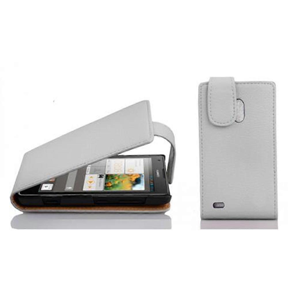 Case compatible with Huawei ASCEND G700, flip case - with textured surface