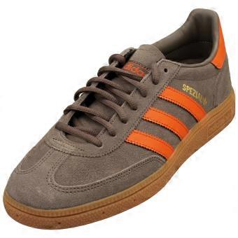 adidas Handball Spezial Mens Casual Trainers in Brown Orange