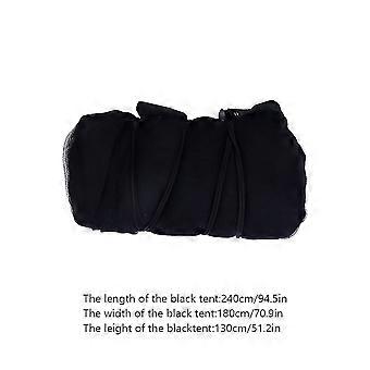 Black Net Outdoor Triangle Tent for Picnic 5Pcs