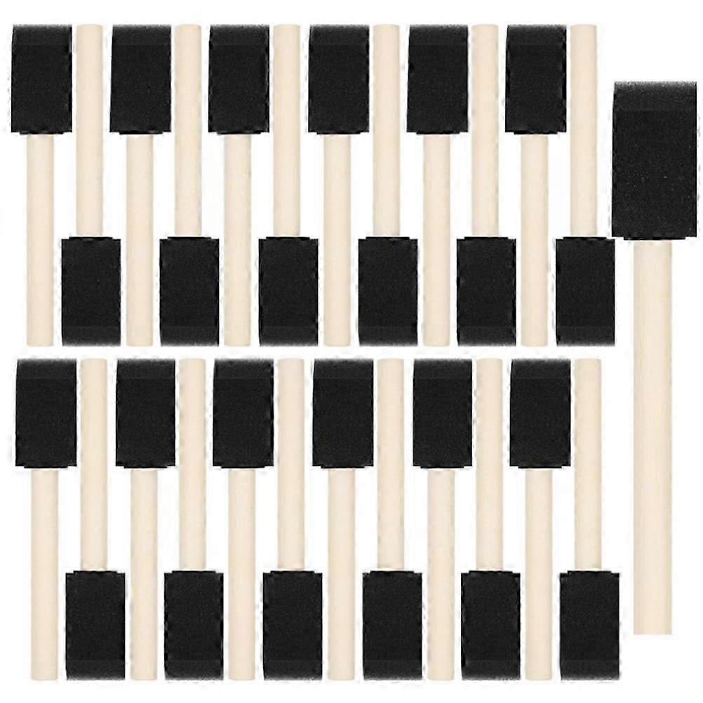 40pc Lightweight Sponge Art Brushes
