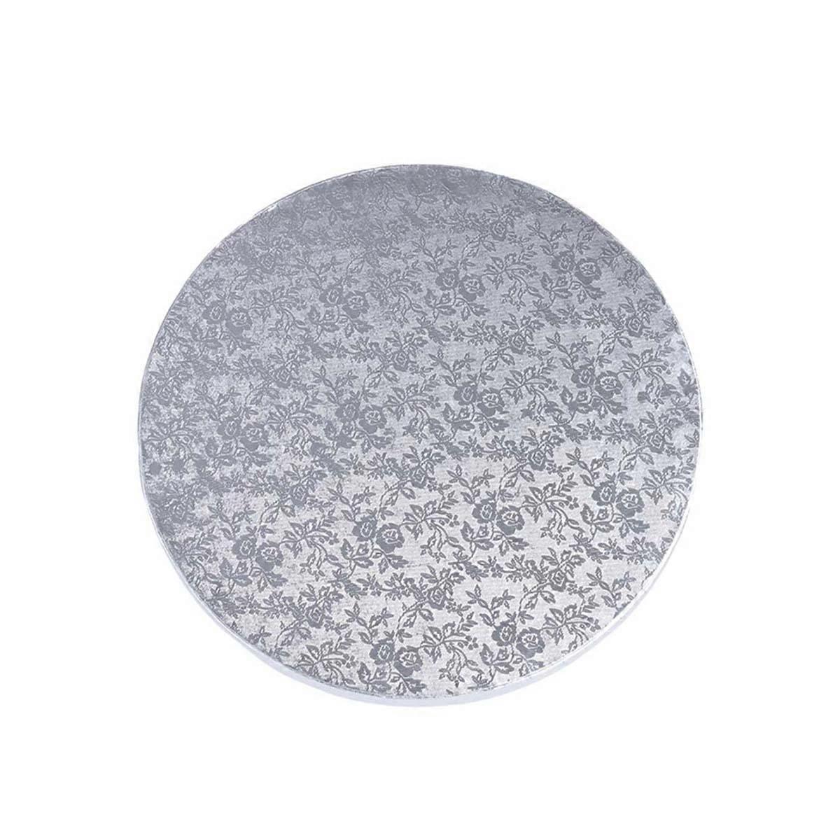 Silver Cake Stand for Baking Use 3Pcs Round Cake Board Presenting