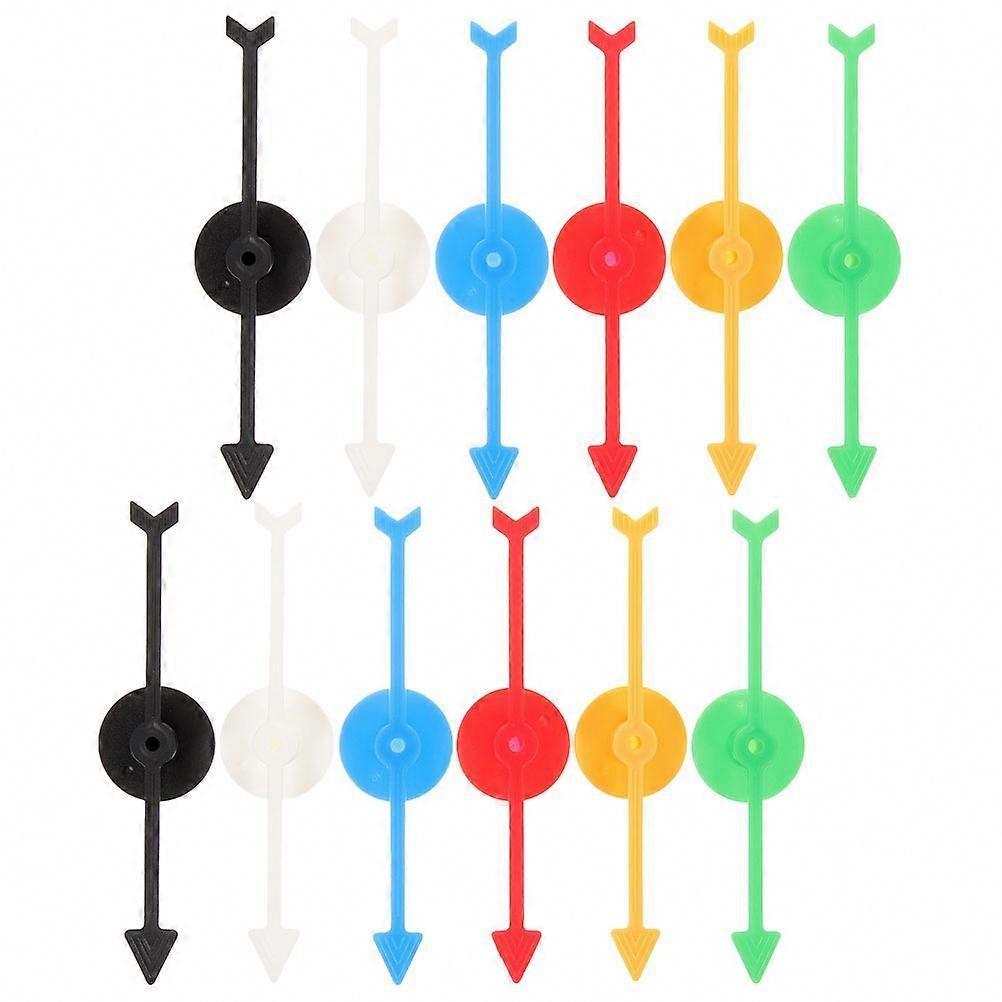 12-Pack Replacement Board Game Arrow Spinners | Plastic Game Piece Set