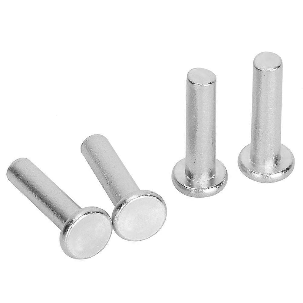 20pcs M6x25mm Aluminium Solid Rivets Flat Head