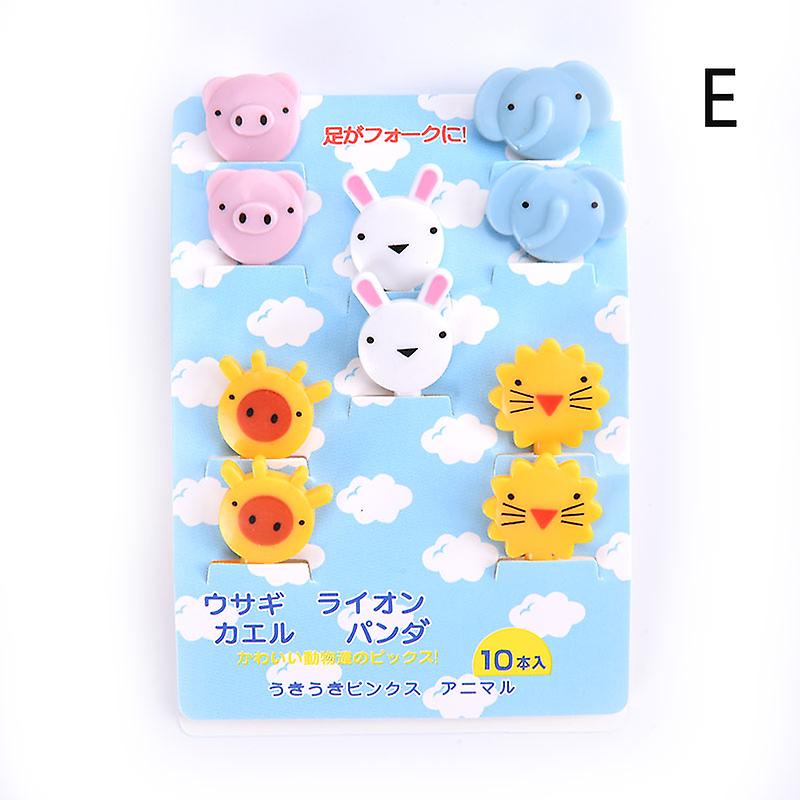 Fruit Fork Mini Cartoon Kids Food Fruit Pick Toothpick Party Decor Random Color