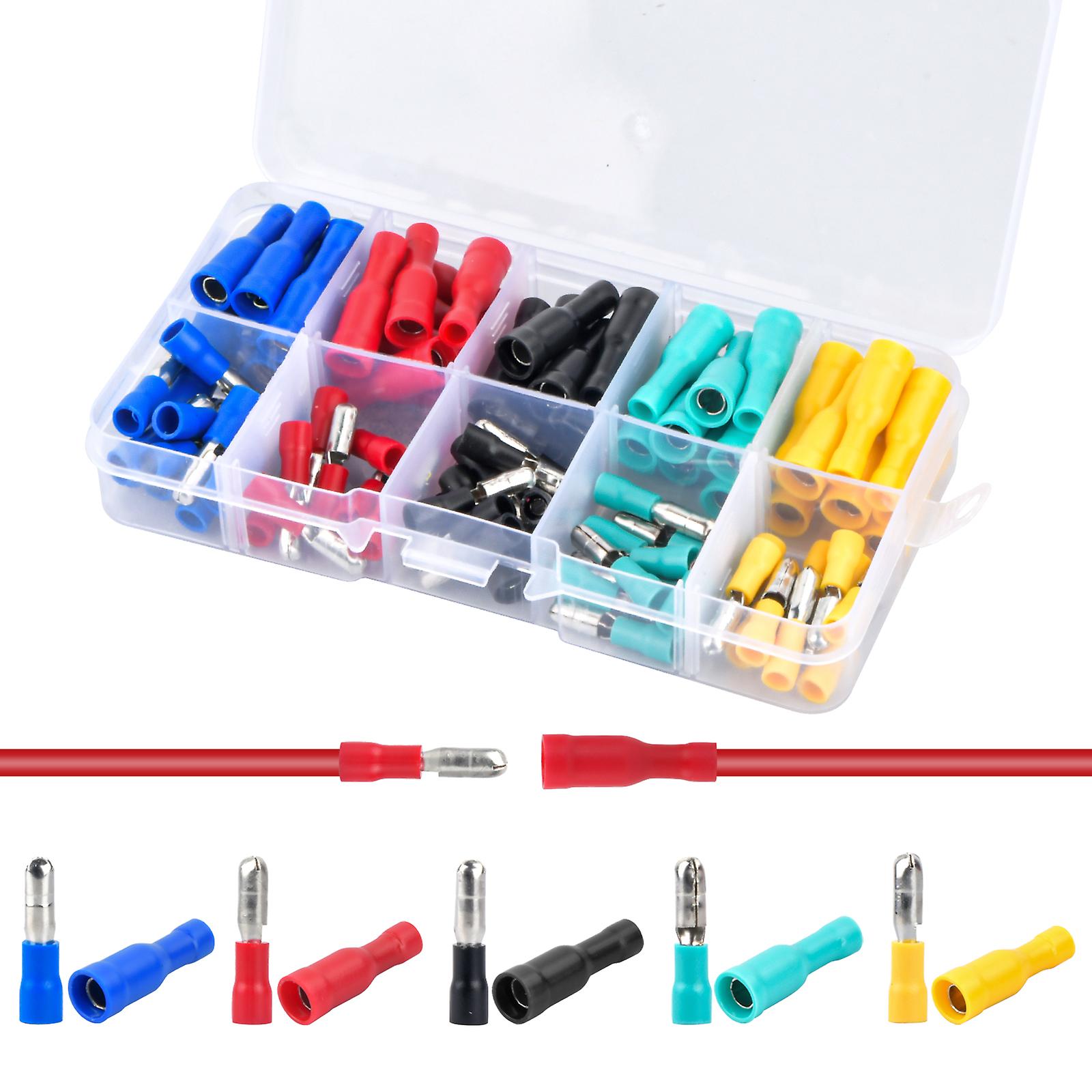 100pcs Colorful Insulated Electrical Connector Set