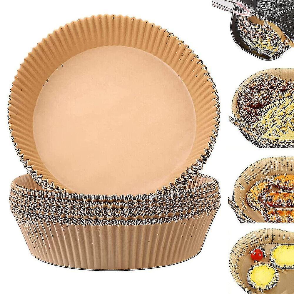 Air Fryer Engångspappersfoder Non-stick Bakning Pergamentpappersfoder -e