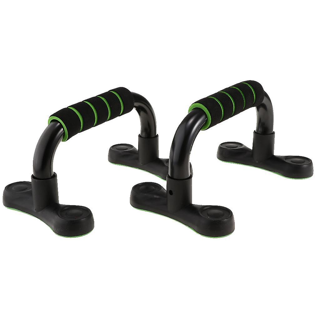 1 Pair Steel Push up Bars Chest Muscle Pushup Stands with Foam Grips Black