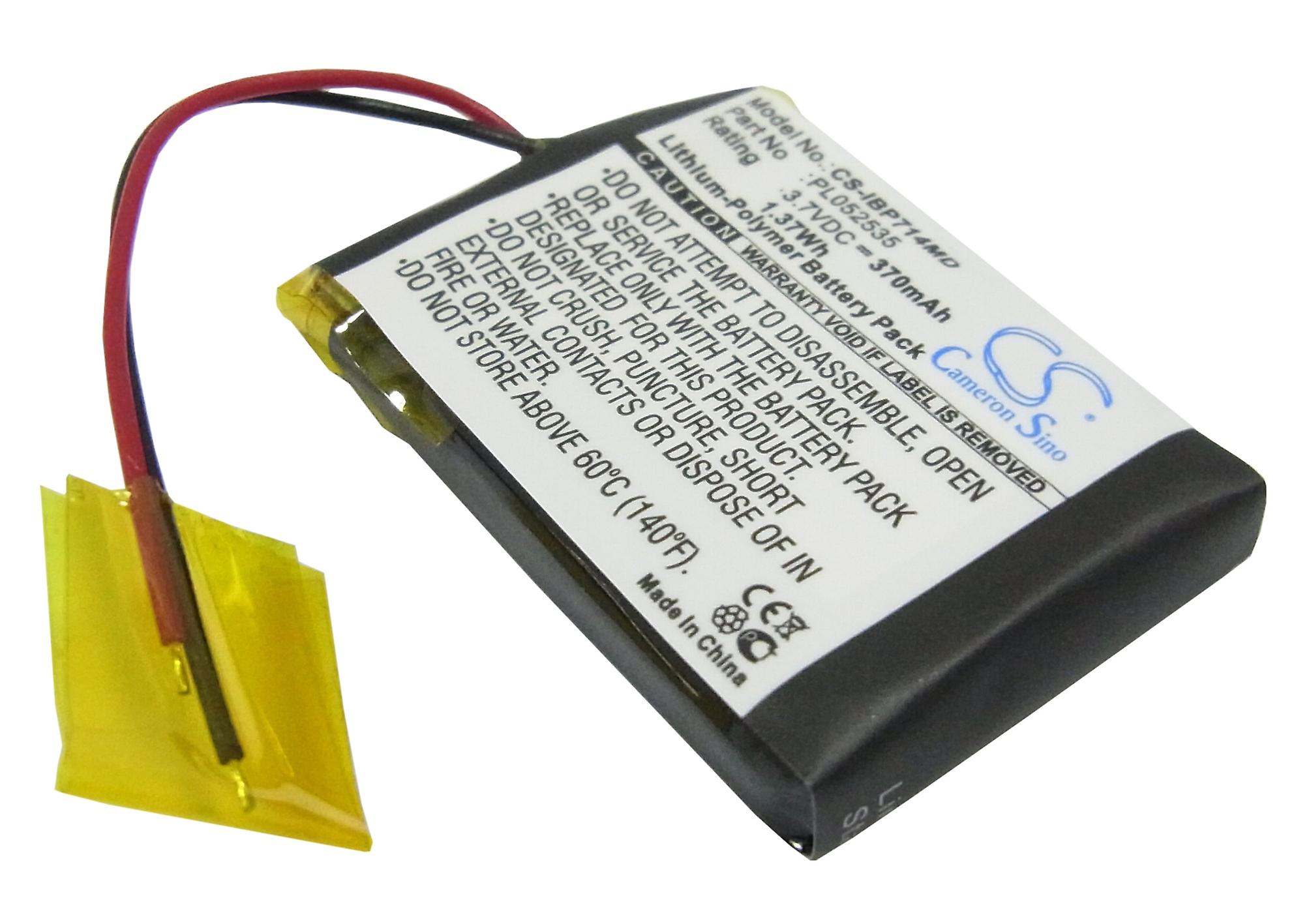 Battery for iHealth BP5 E5E45A BP7 141DF1 PL052535 CS-IBP714MD 3.7v 370mAh