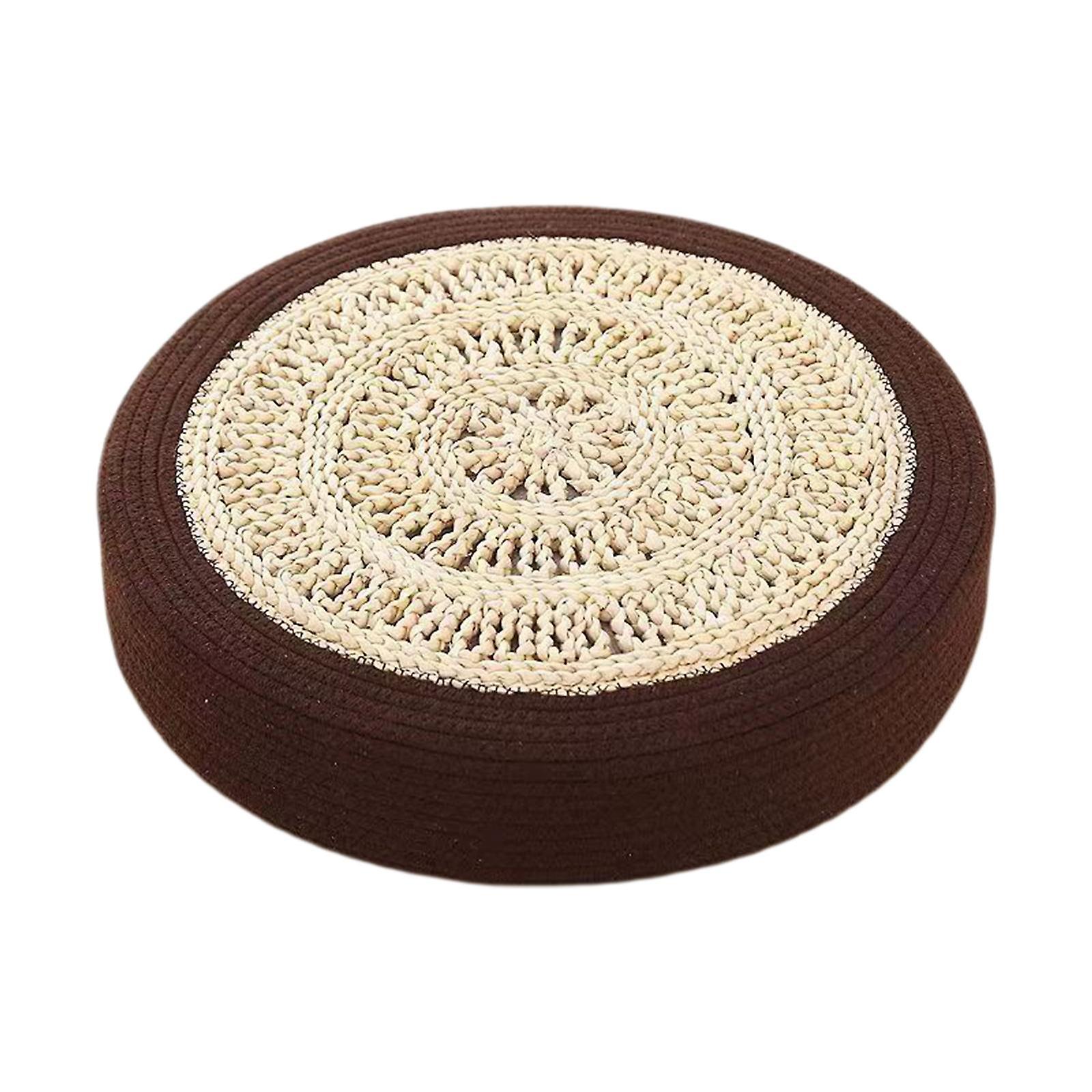 丸い畳の床のクッションパティオの屋内屋外コーヒーのための和風