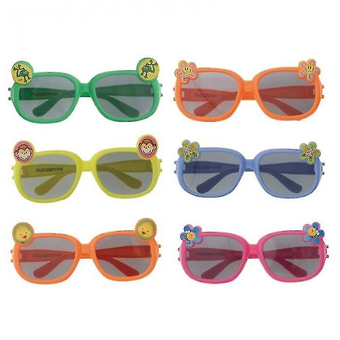 Unique Party Childrens/Kids Assorted Designs Sunglasses (Pack of 6)