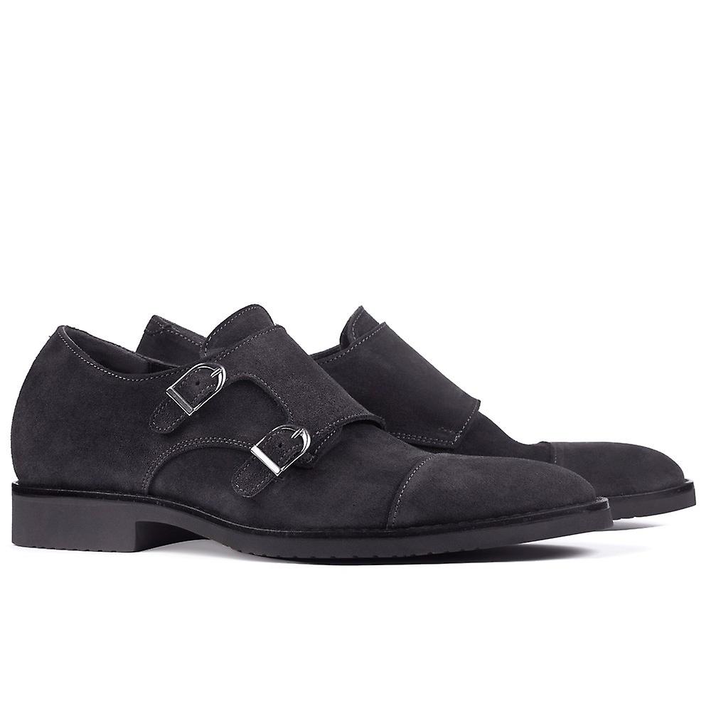 Chaussures d’ascenseur Masaltos pour homme 7cm. Portofino noir