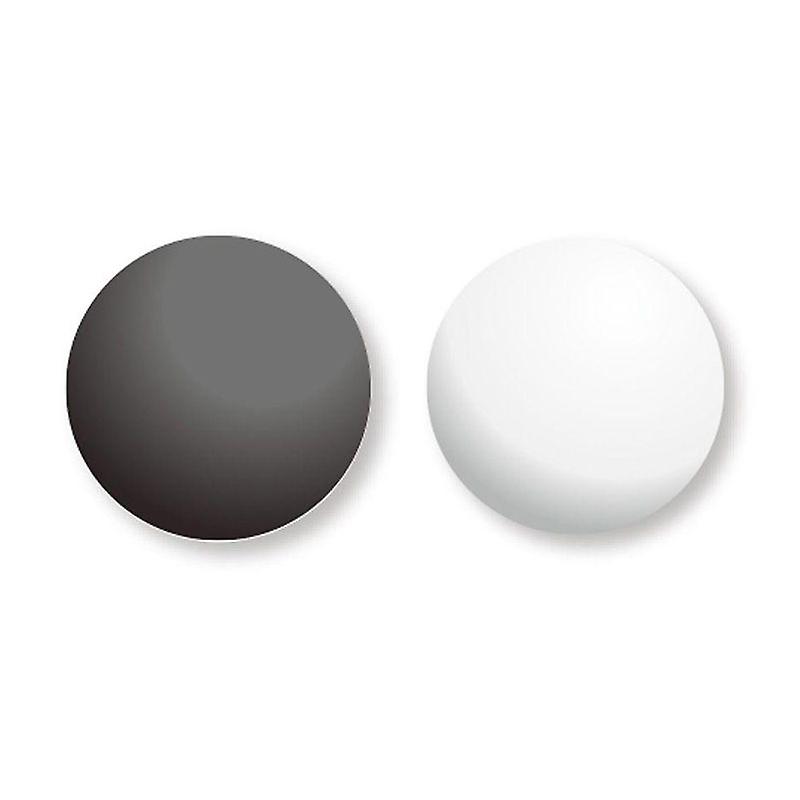 2 stained glass effect water-based paints - 25 ml - B&W