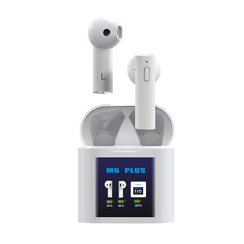 True Bluetooth Wireless Earbuds 5.0 With Temperature Detector M6 - Includes Thermometer