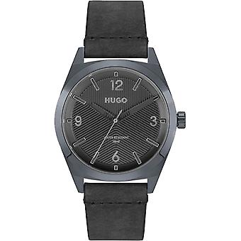 Analoge Quarzuhr für Herren mit Rindslederarmband 1530250