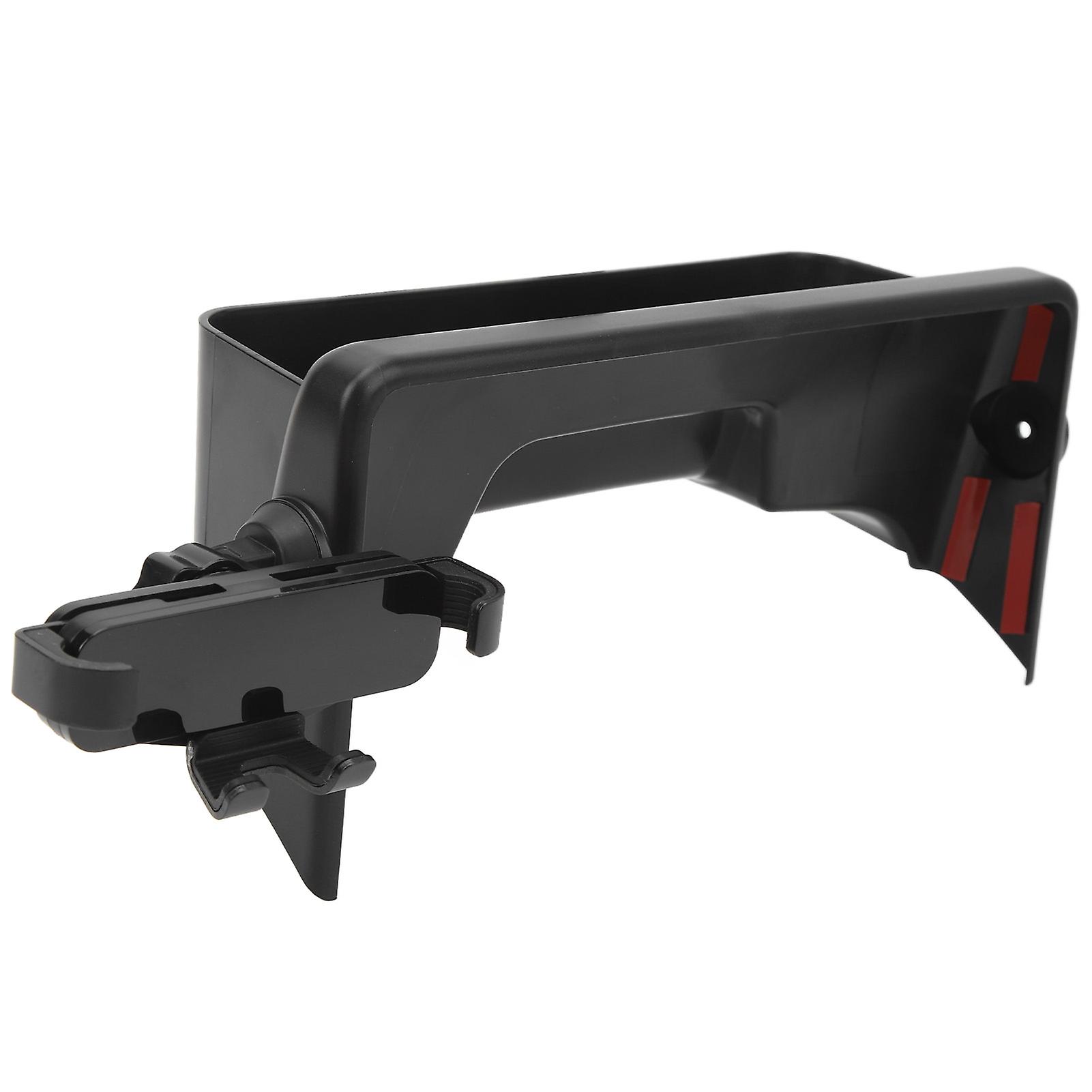 Dashboard Storage Box Matte Black ABS Navigation Screen Rear Storage Tray Replacement for Civic 11th 2021‑2023 Type B 