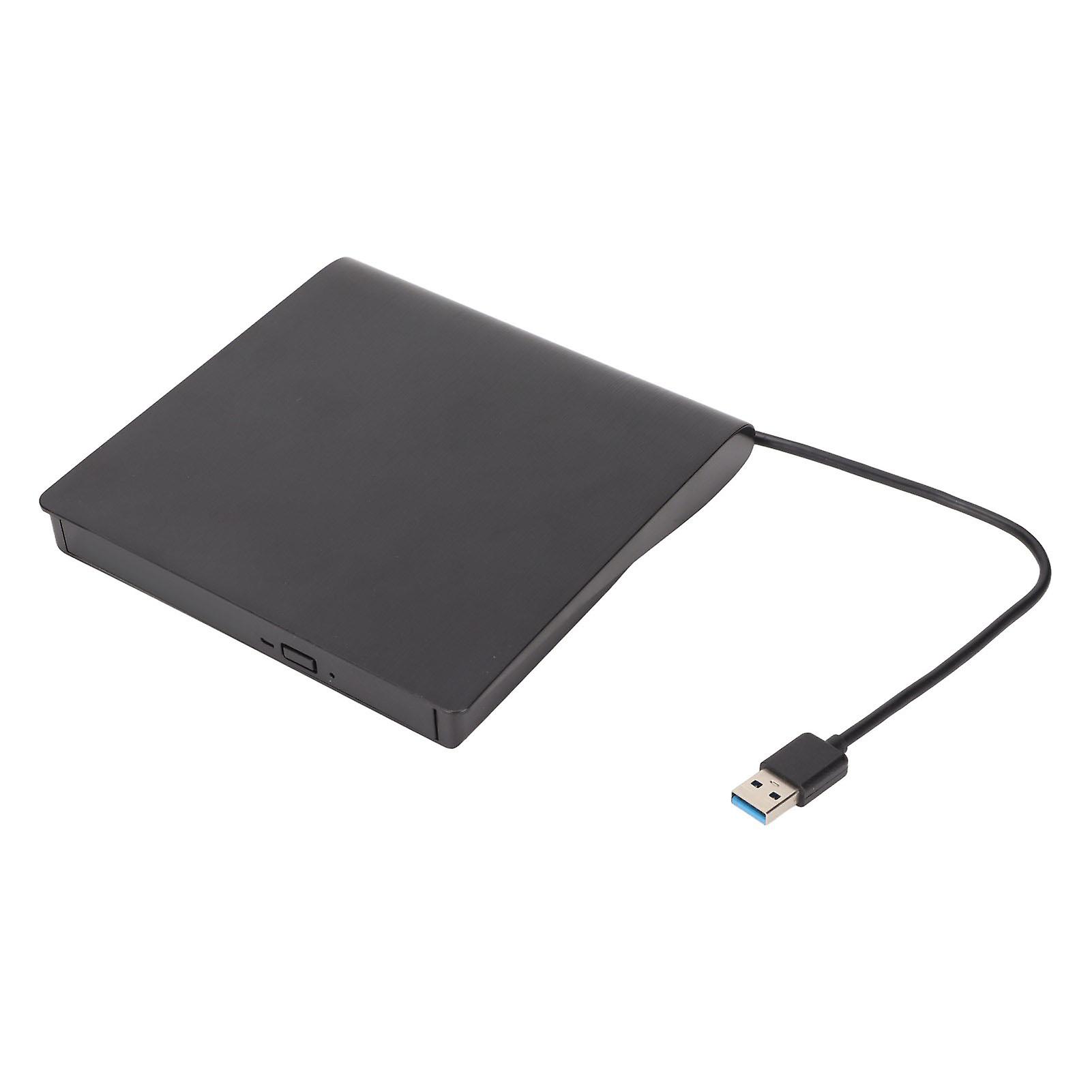 محرك أقراص DVD خارجي USB 3.0 محمول رقيق جدا CD DVD Burner USB مدعوم لكمبيوتر محمول سطح المكتب متوافق مع Windows