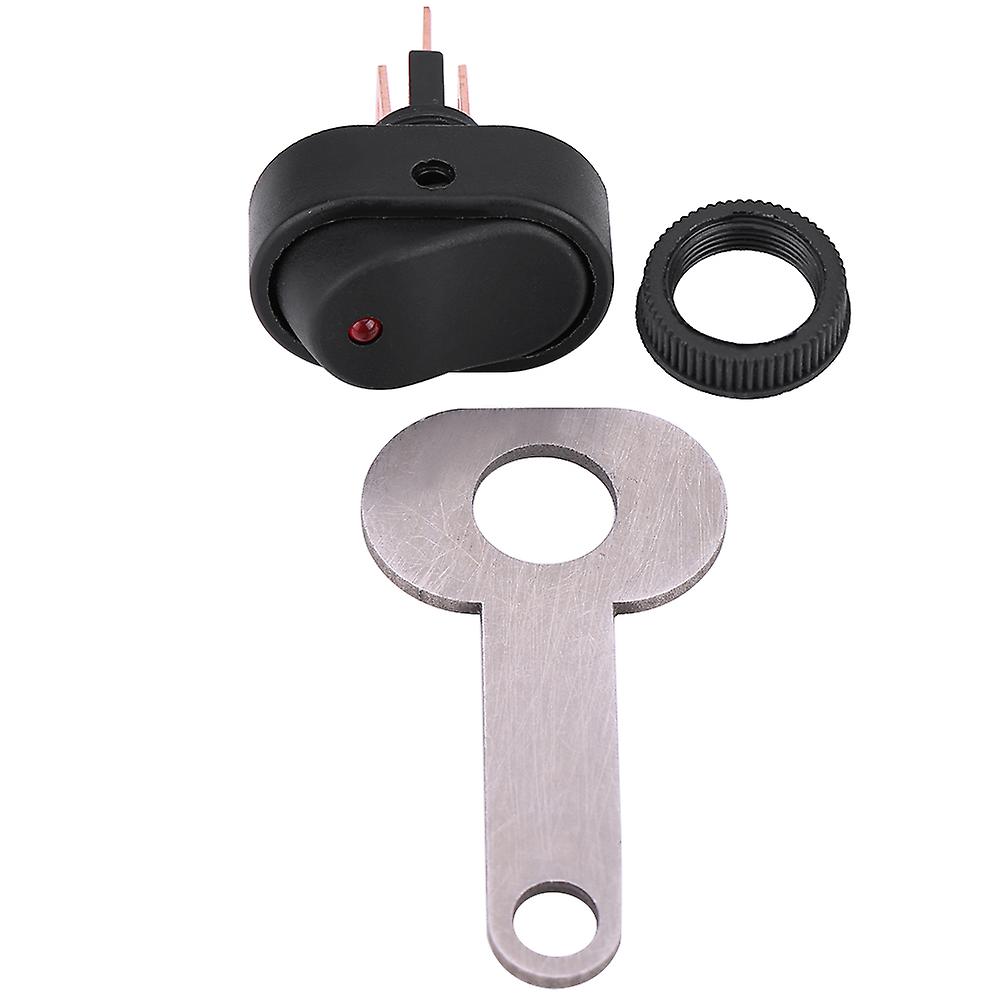 Motorcycle headlamp for 12V scooter with E type switch