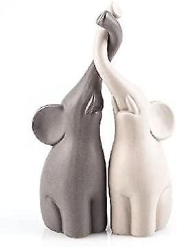 Elephant Lovers - Set van 2 - Hoogte: 15cm