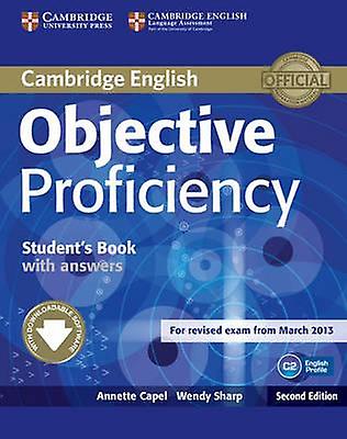 Objective Proficiency Students Book With Answers With Downloadable Software by Wendy Sharp Paperback Book