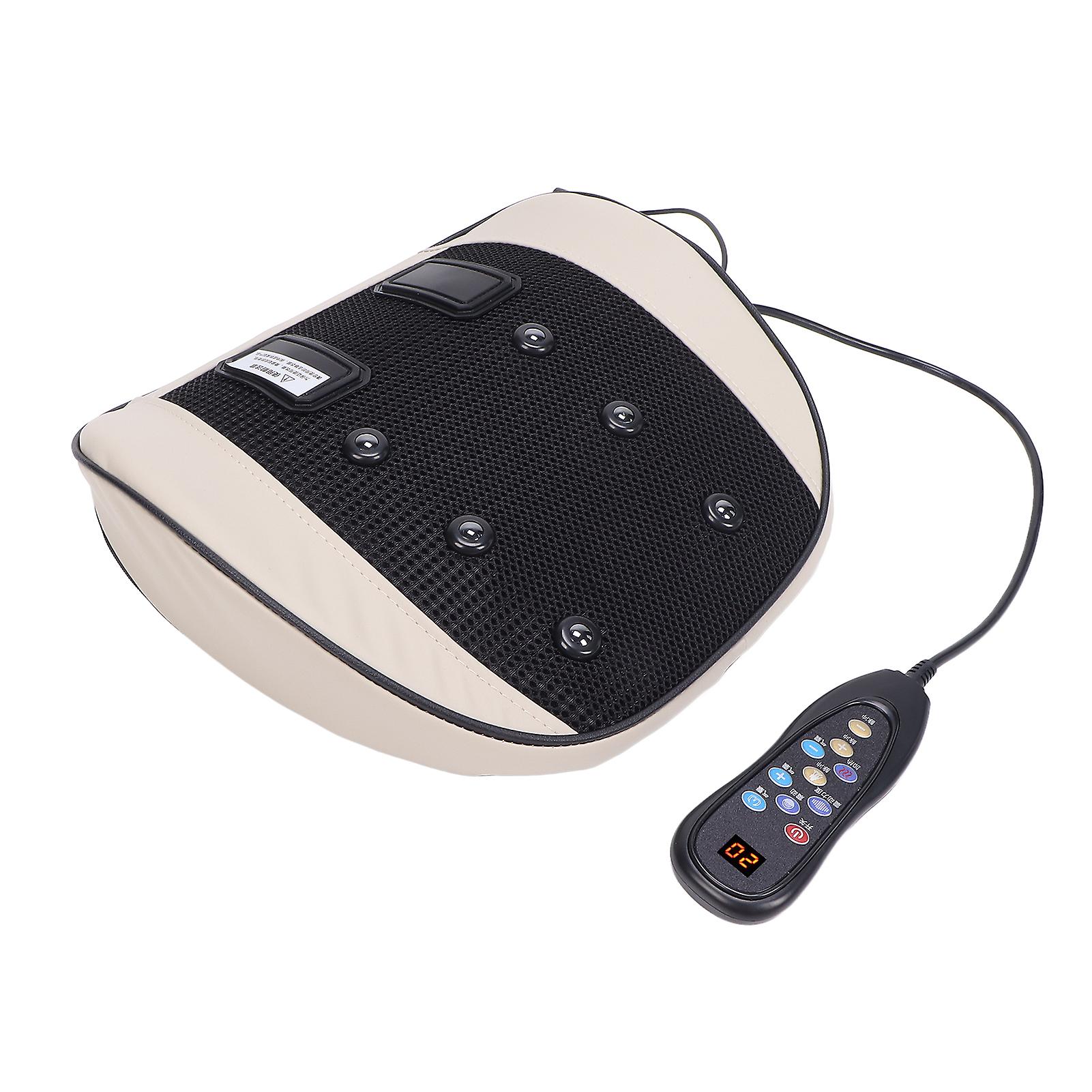 Back Neck Massager Deep Tissue Shoulder Kneading Massage Pillow Stress Relax with Heat for Home OfficeEU Plug 100?240V