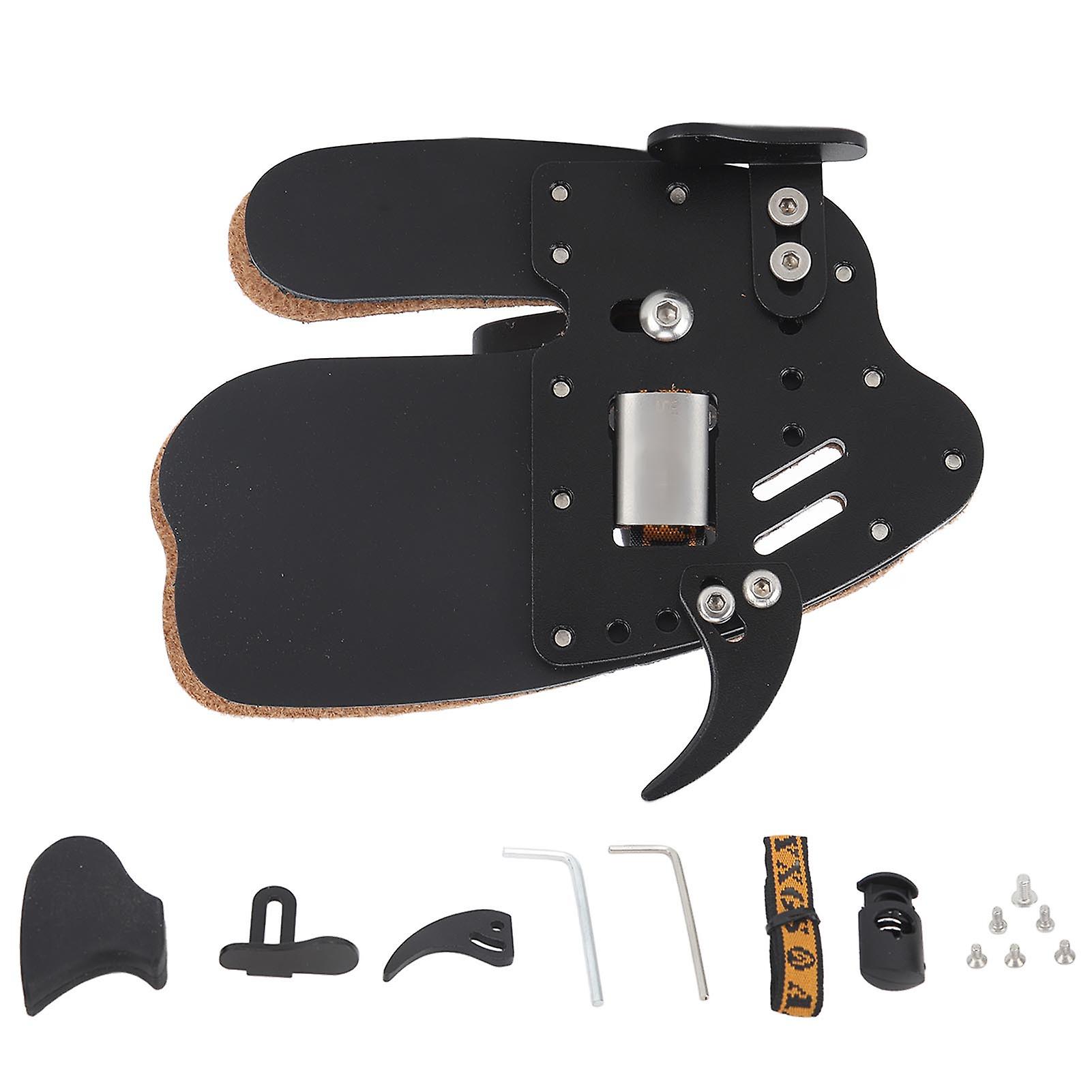 Ergonomic Finger Tab for Recurve Bows with Comfortable Grip