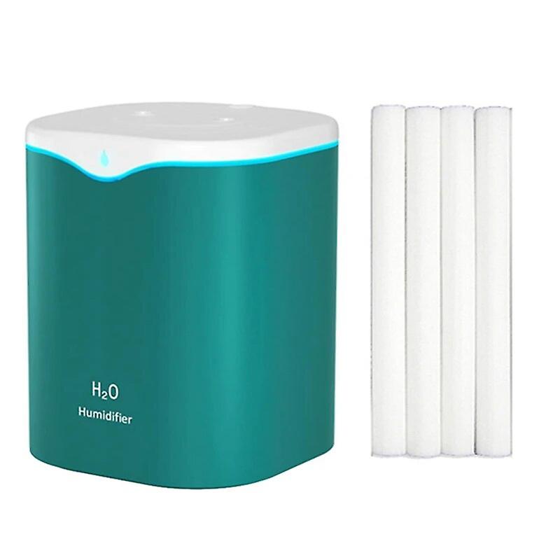 1 Set 2200Ml Humidifier Essential Oil for Aroma Diffuser Aromatherapy Diffuser with LED Green~25791