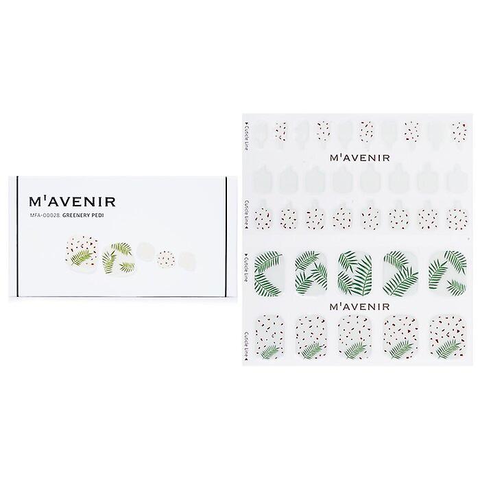 Mavenir Nail Sticker - # Greenery Pedi 36pcs