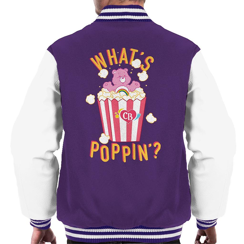 Care Bears Cheer Bear Whats Poppin Mænd's Varsity Jacket