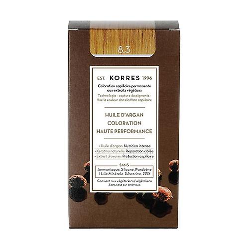 Permanent coloring argan oil, light golden blonde 8.3 1 unit