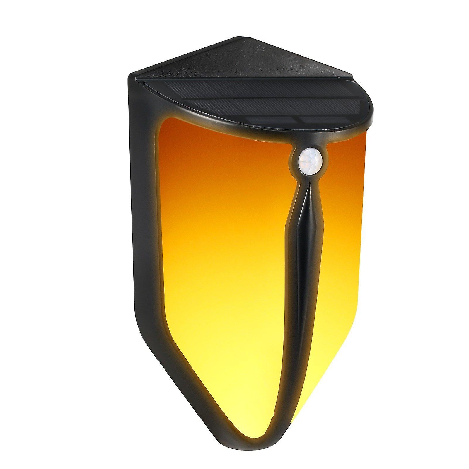 Solar Flame Wall Light Ip65 Two Lighting Modes