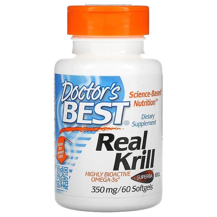Doctor's Best Real Krill 350mg Softgels 60