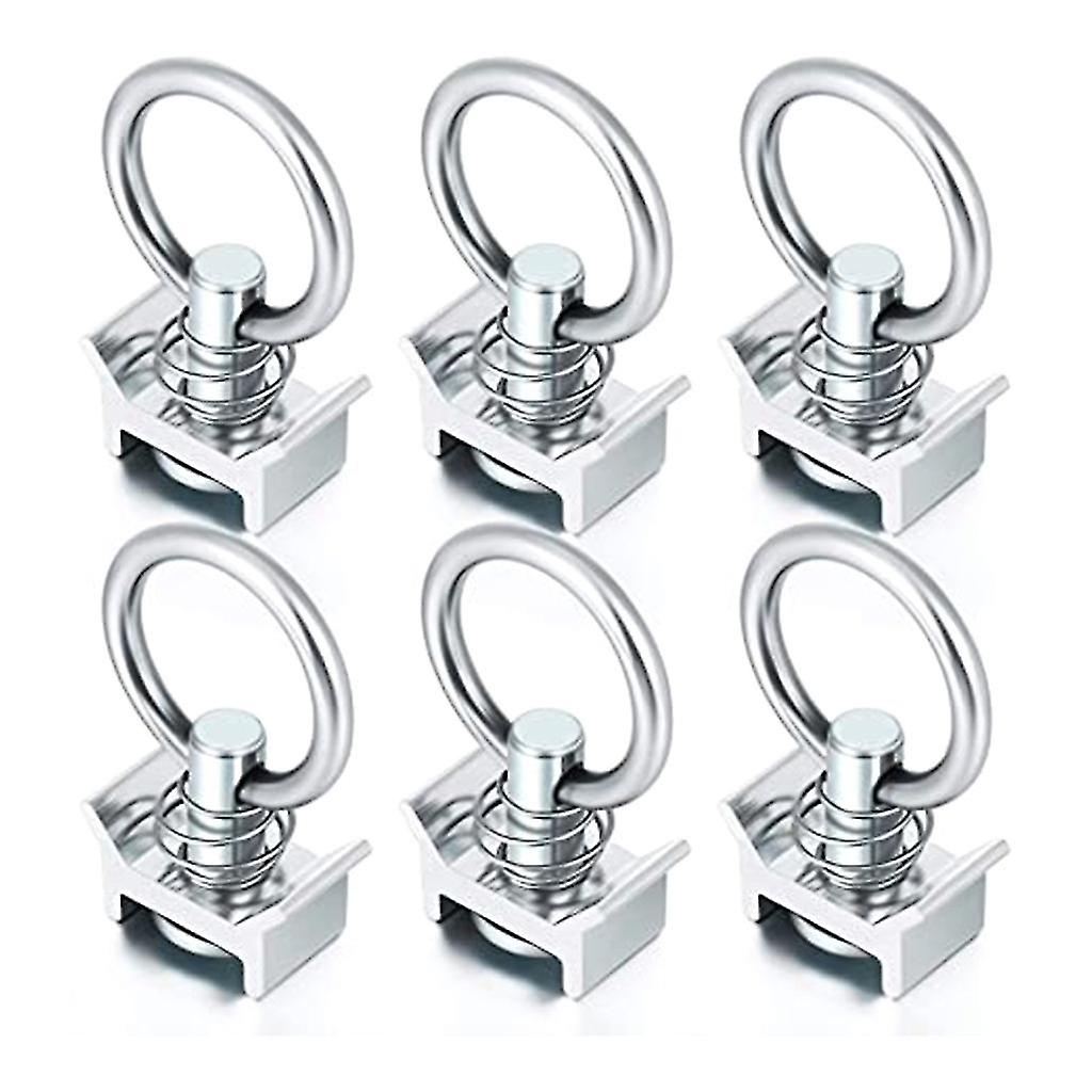 L-track Airline Aluminum Single Stud Fitting Tie Down Anchors Quick Hook