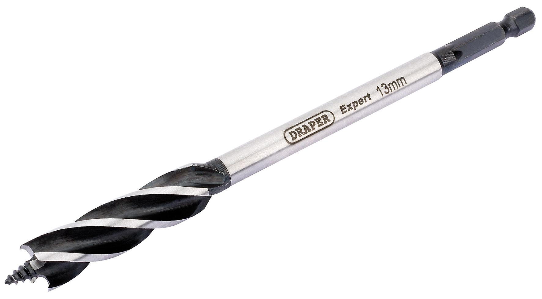 Draper 35093 Expert 4 Fluted 13 x 165mm 'Vortex' Auger Bits