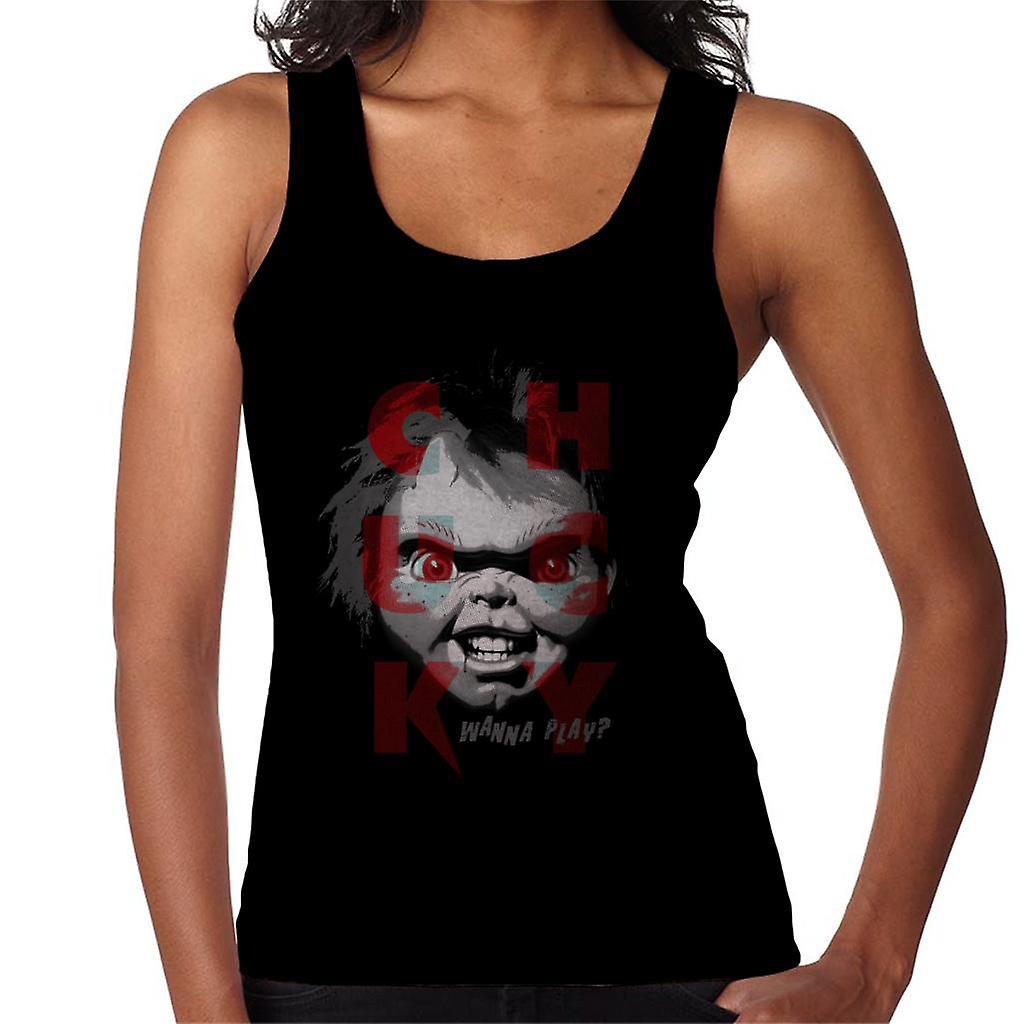 Chucky Doll Wanna Play Women's Vest