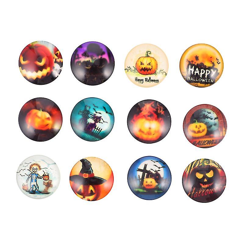 12pcs Refrigerator Magnet For Halloween Decorations