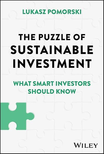 The Puzzle Of Sustainable Investment by Lukasz Columbia University Pomorski Hardback Book