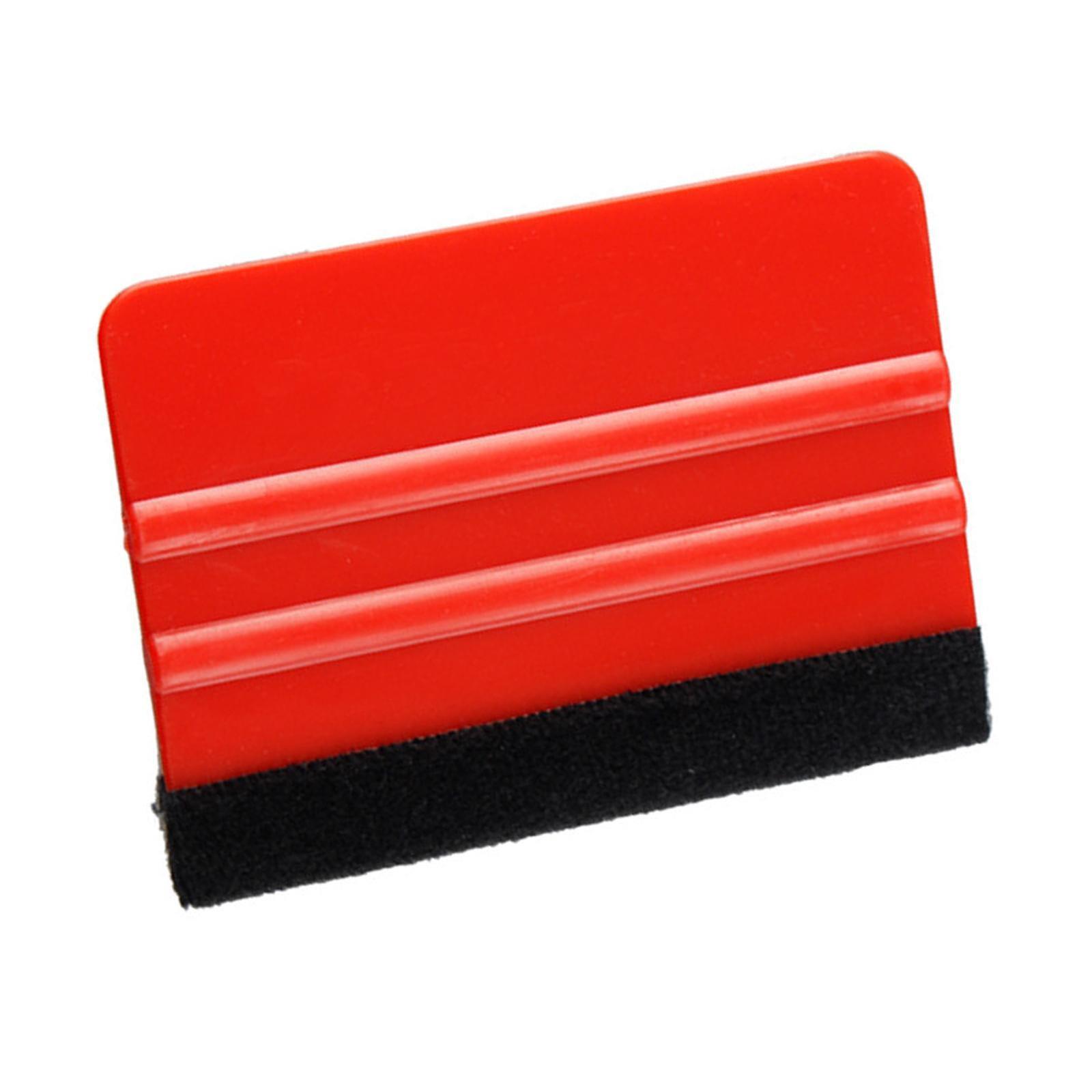 Car Vinyl Wrap Tools for Wallpaper Window Tint Pushing Out Bubble Lines Red