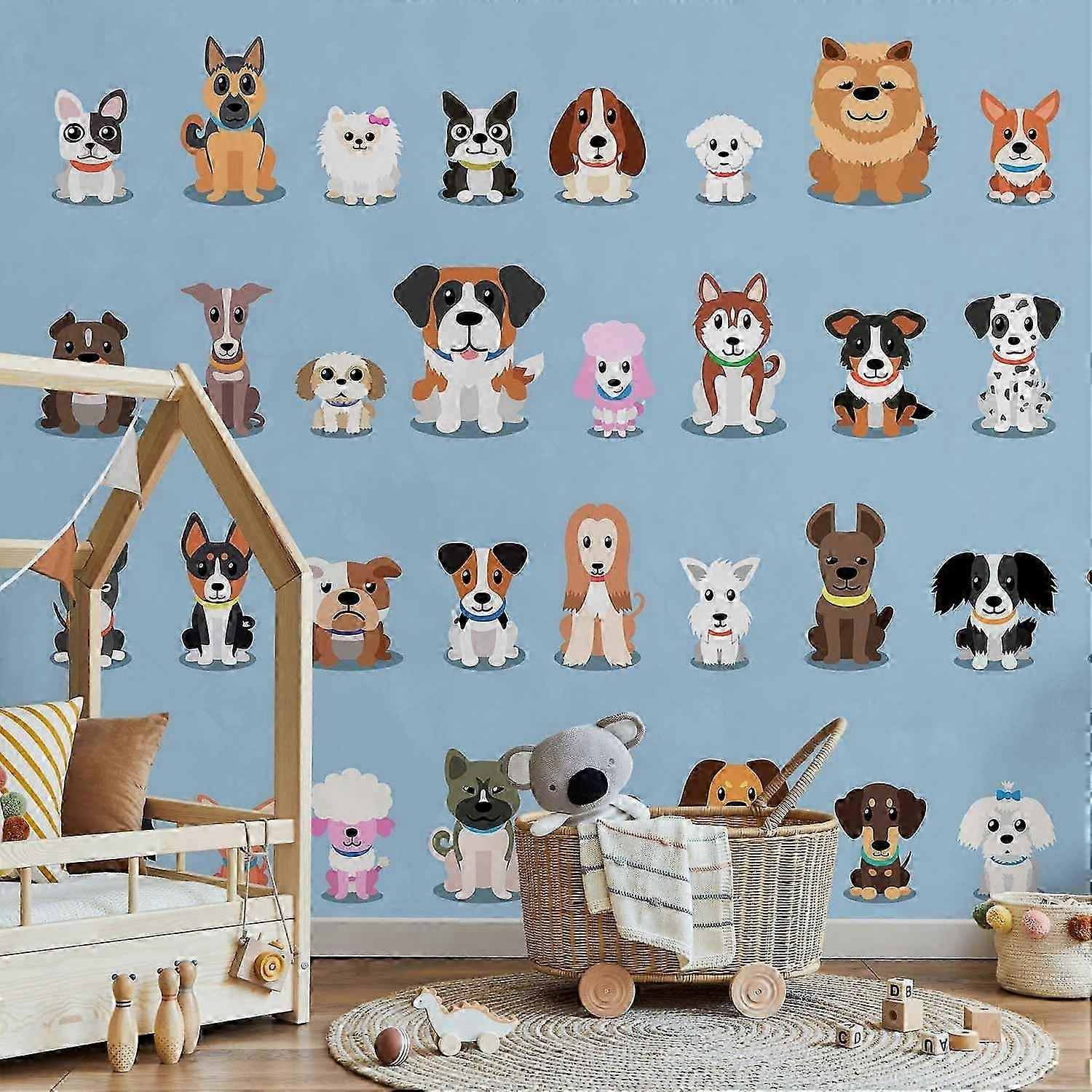 Fototapete - Glückliche Menge