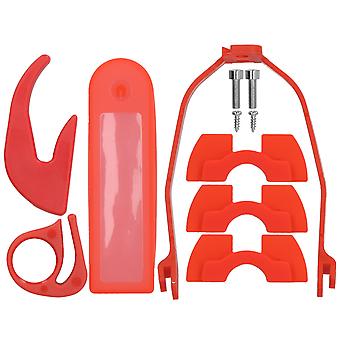 Electric Scooter Parts Silicone Protective Cover2pcs Hook3pcs Damping+Rear Mudguard Bracket ABS Fit for XIAOMI M365 PRO