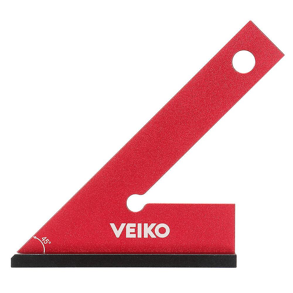 Aluminum Alloy Miter Square With Base 45 Degree Right Angle Ruler Miter Angle Corner Ruler Woodworking Measuring Tools