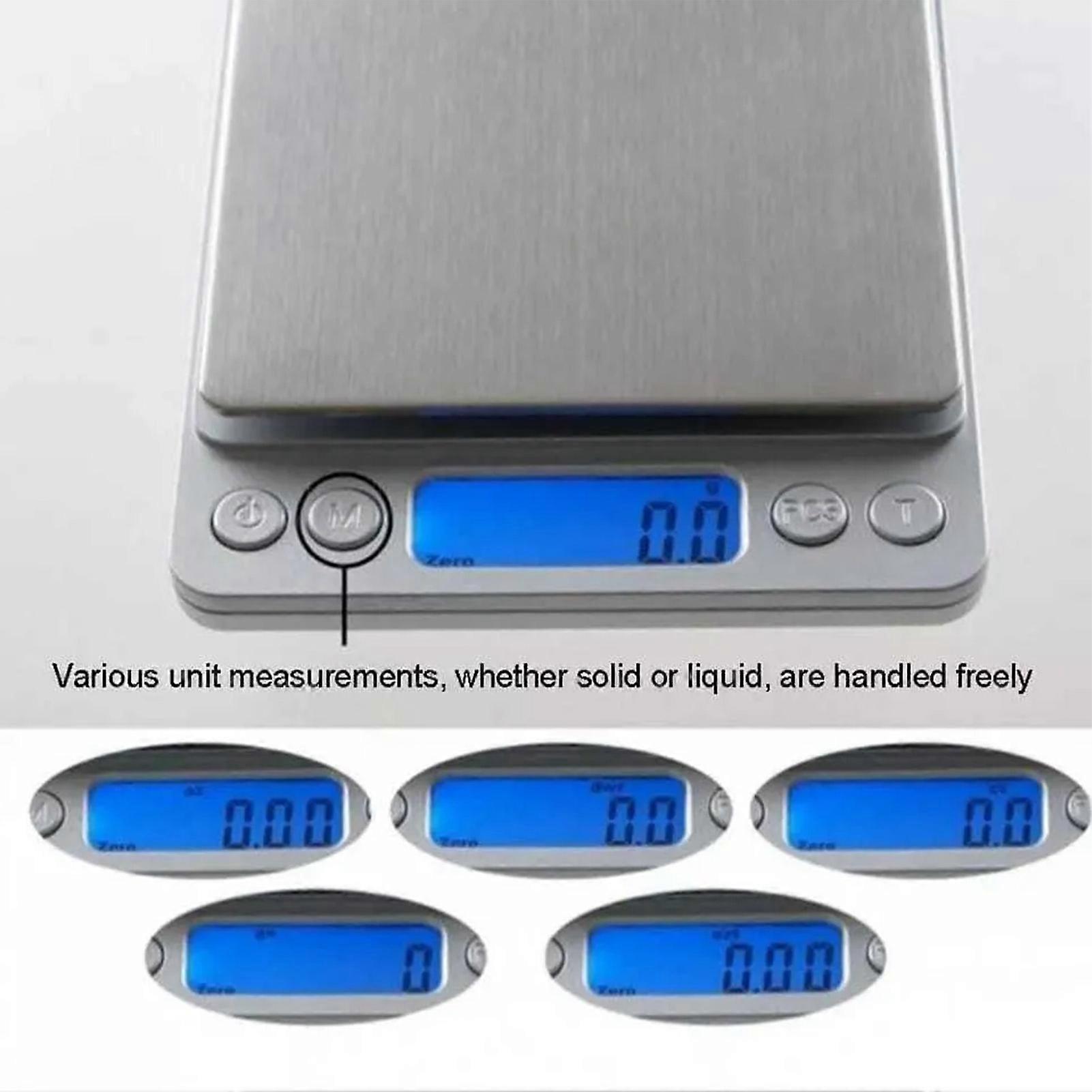 Bilancia elettronica da cucina 0,1 g Mini display LCD portatile ad alta precisione Bilancia digitale per alimenti per gioielli 