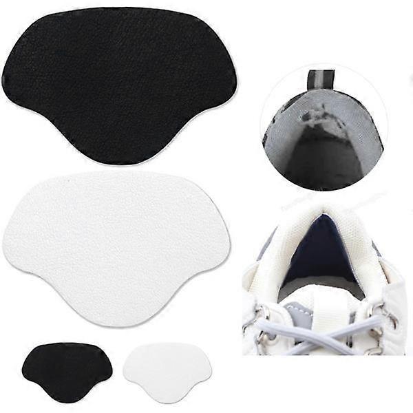4-pack Heel Inserts - Repair Patches - Soft Effective, Shoe Inserts Black White