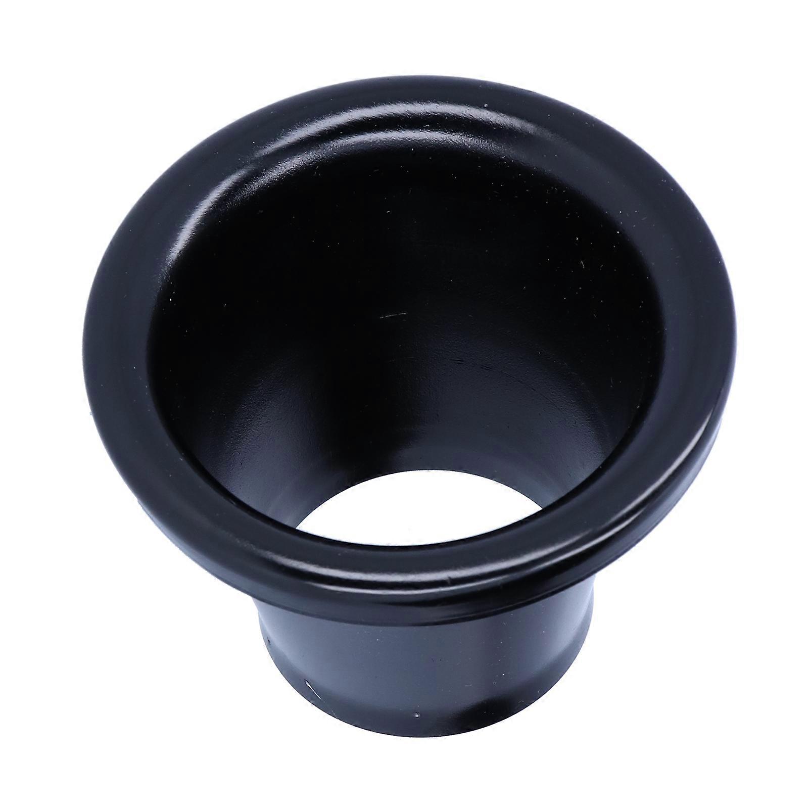 1.9in Air Intake Turbo Horn Velocity Stack Adapter CNC Aluminum Car Modification AccessoryBlack
