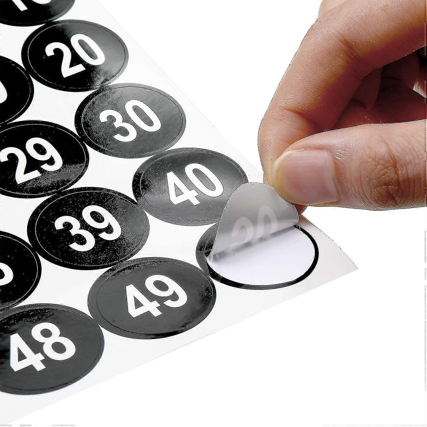 Adesivi Numerici Consecutivi Uxcell 9001-9999 - Etichette Inventario Numeri Neri